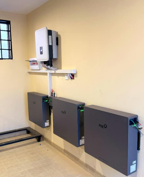 Solar panel array installation