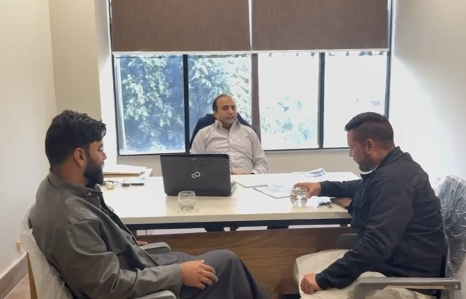 Client handover of completed system